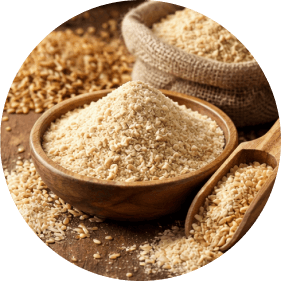 Rice fiber supplement